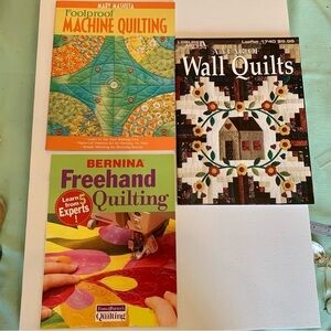 Lot of 3 Quilting Magazines Machine Quilting Wall Quilts Freehand Quilt Vintage